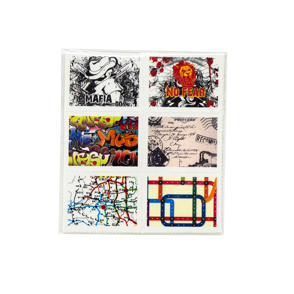 Kelly Nail Stickers - Nail Stamps Urban Metro Map NTS03-B