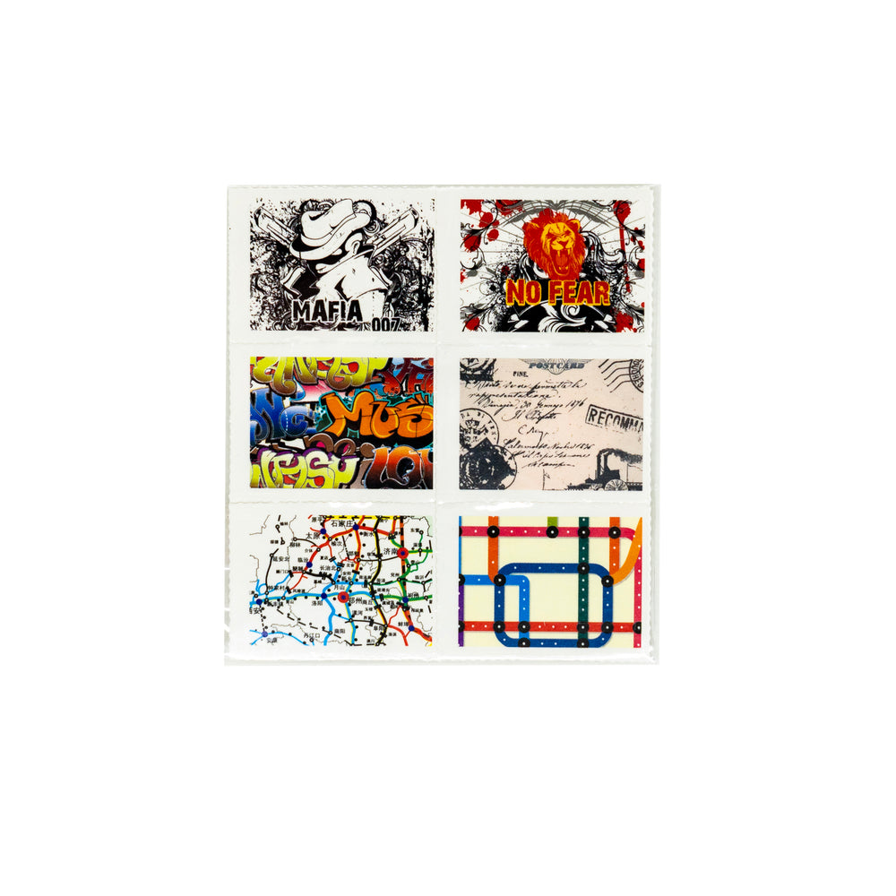 Kelly Nail Stickers - Nail Stamps Urban Metro Map NTS02-A