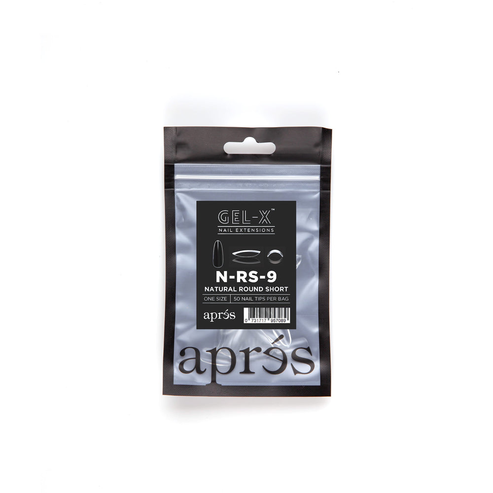 Gel-X Tips Refill Bags Natural Round Short