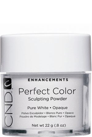 CND - PC Powder Pure White Opaque 0.8 oz