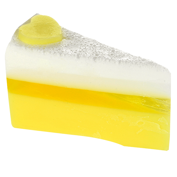 Lemon Meringue Delight Soap Cake Slice