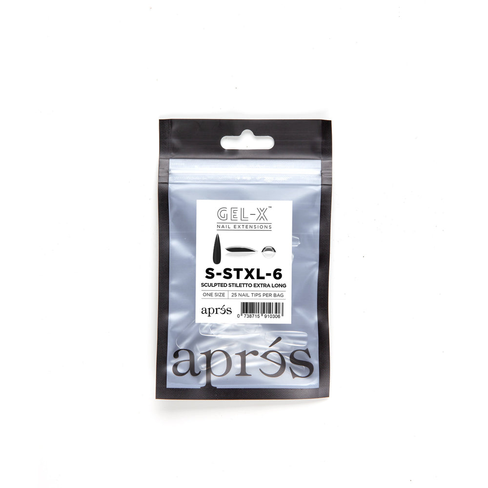 Gel-X Tips Refill Bags Sculpted Stiletto Extra Long