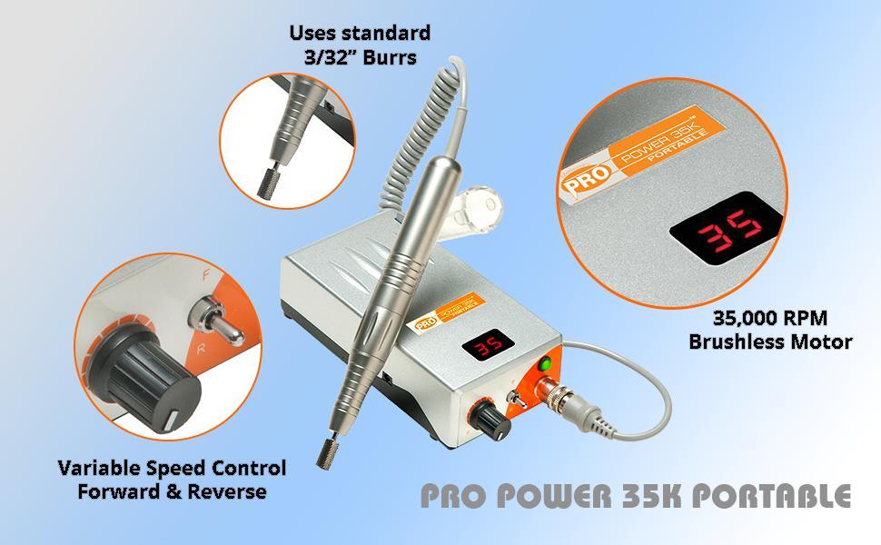 Pro Power 35k Portable Professional Electric File