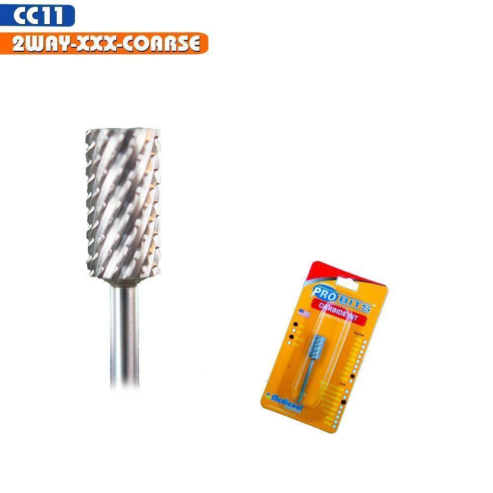 Pro Bit - Carbide Silver Barrel Large Two-Way 3/32" Shaft - CC11 XXX-Coarse