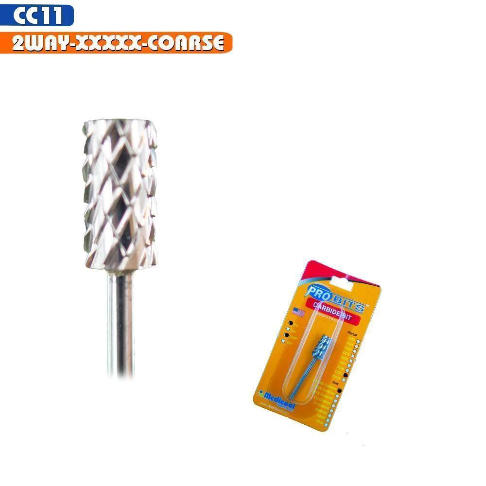 Pro Bit - Carbide Silver Barrel Large Two-Way 3/32" Shaft - CC11 XXXXX-Coarse
