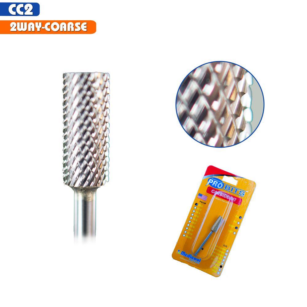 Pro Bit - Carbide Silver Barrel Small Two-Way 3/32" Shaft - CC2 Coarse