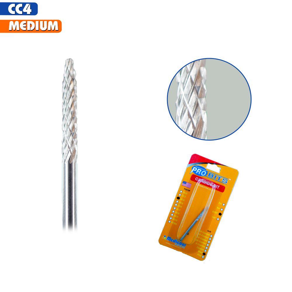 Pro Bit - Carbide Silver Under Nail Cleaner - CC4 Medium
