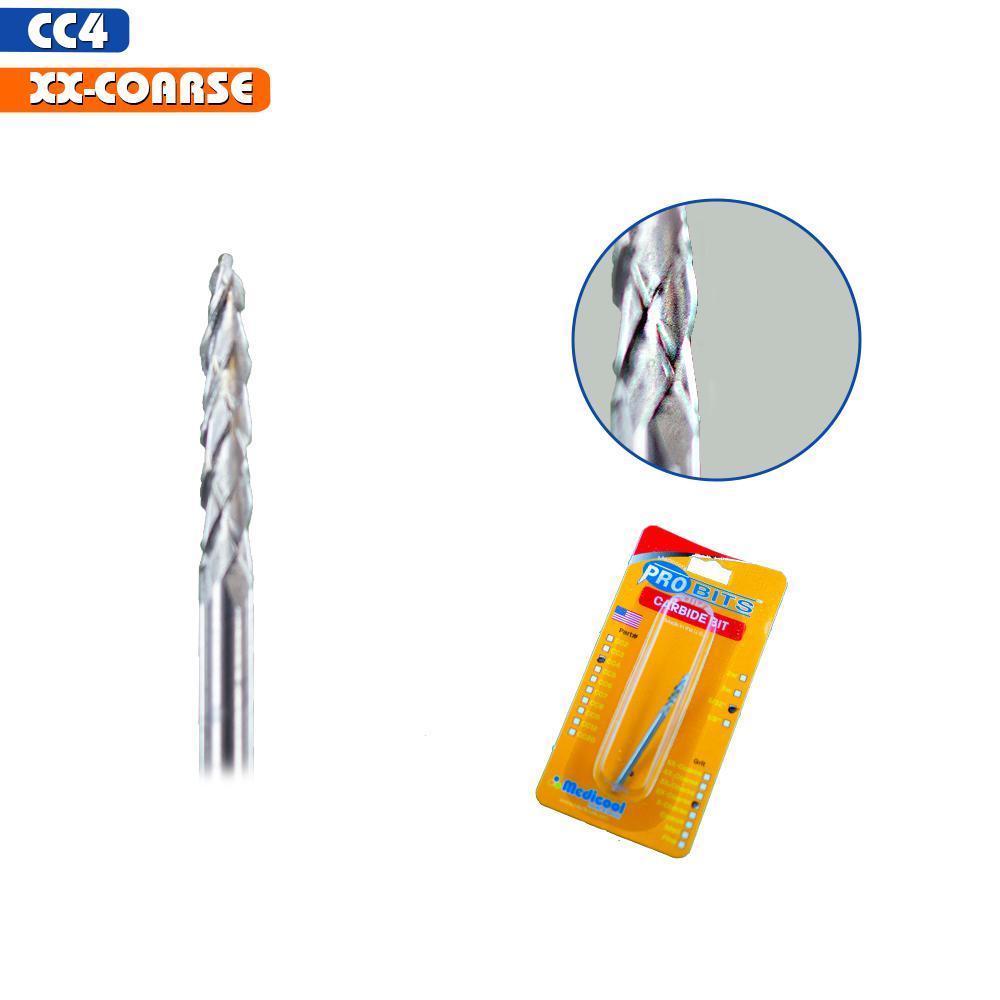 Pro Bit - Carbide Silver Under Nail Cleaner - CC4 XX-Coarse